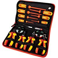 Mannesmann - M11214 - 14 piezas Juego de destornillador VDE + alicates